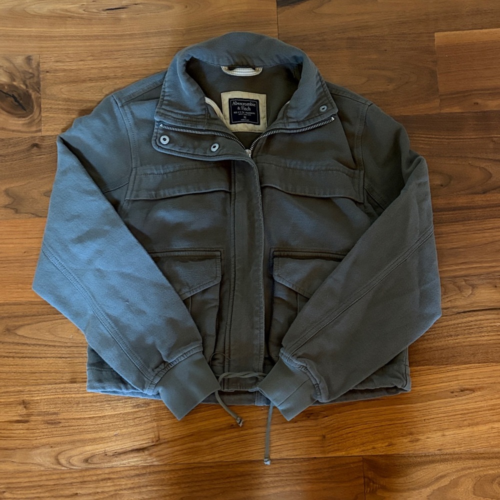 Abercrombie & Fitch Woman’s Green Cargo Jacket